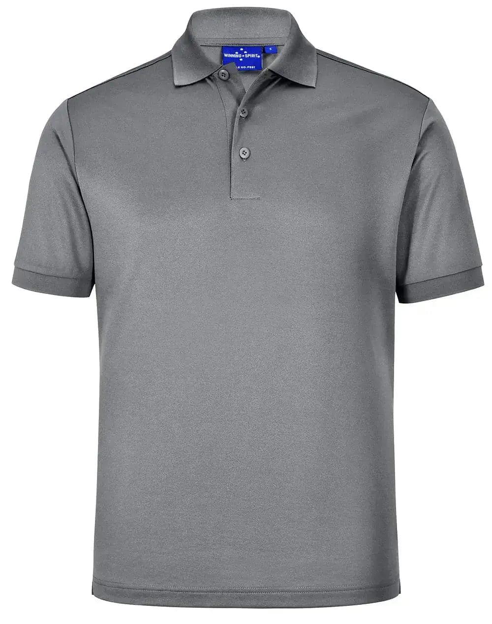 Winning Spirit Men's Sustainable Poly/Cotton Corporate Polo Shirt PS91 Casual Wear Winning Spirit Ash XS